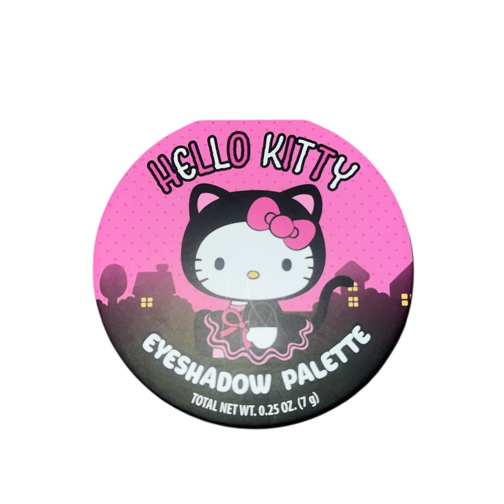 Hello Kitty Black & Pink Compact Eyeshadow Case